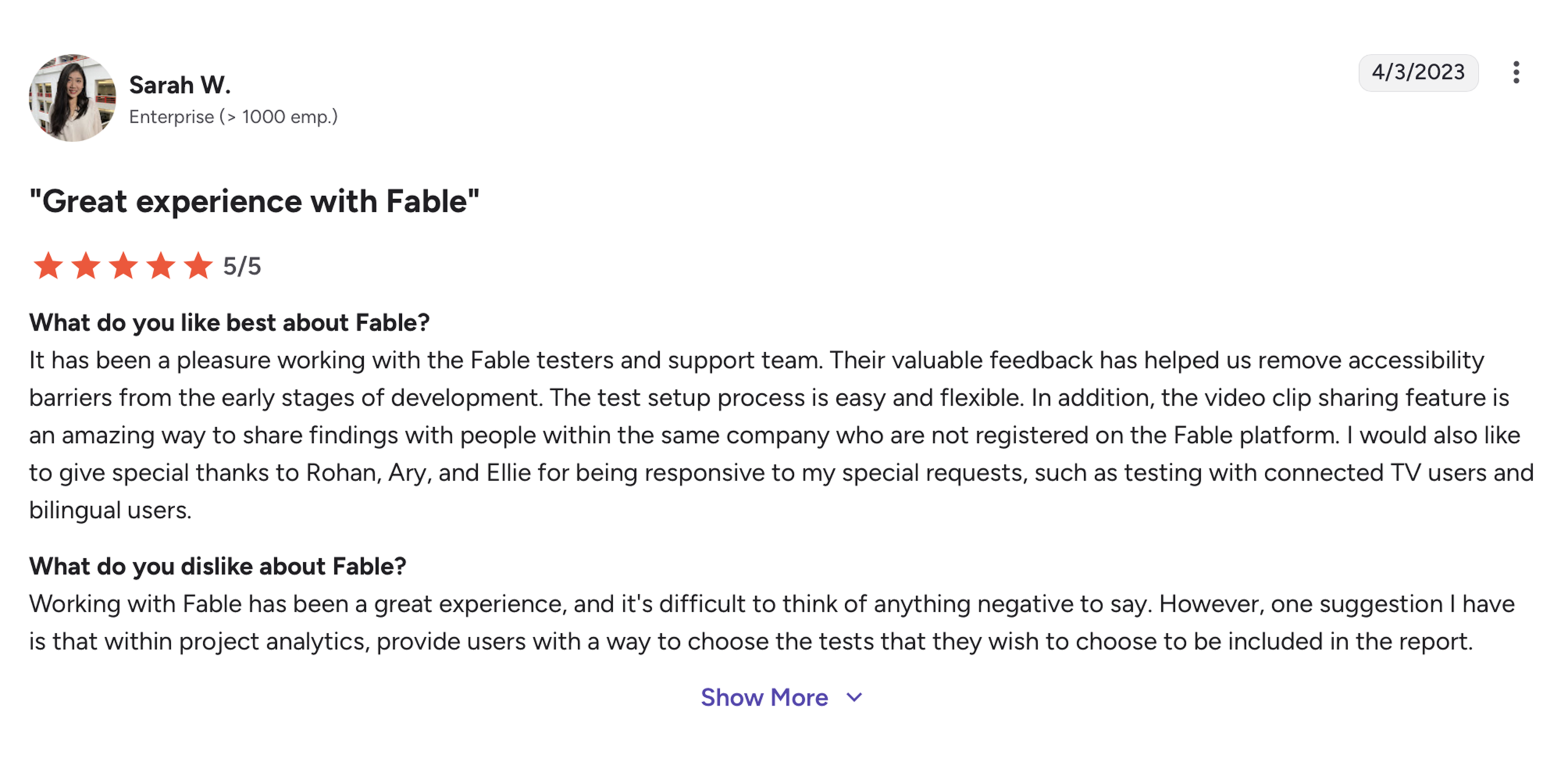 Fable Review