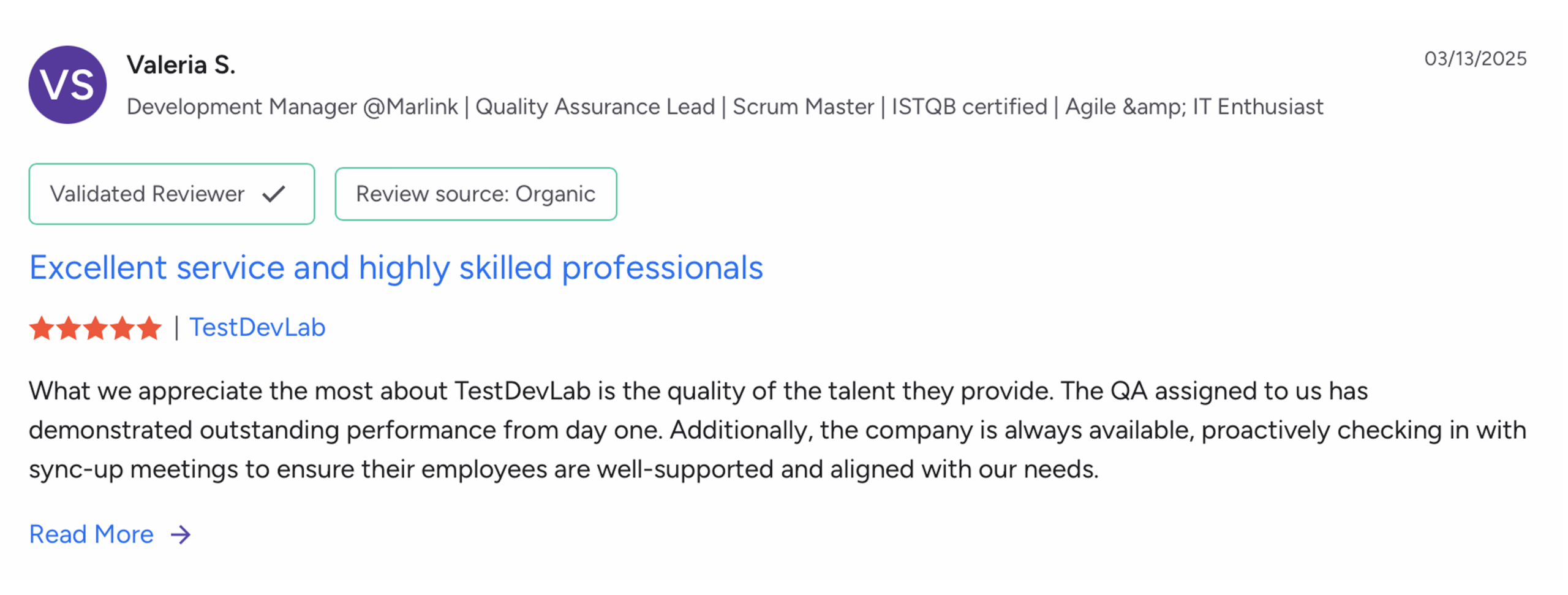 TestDevLab Review