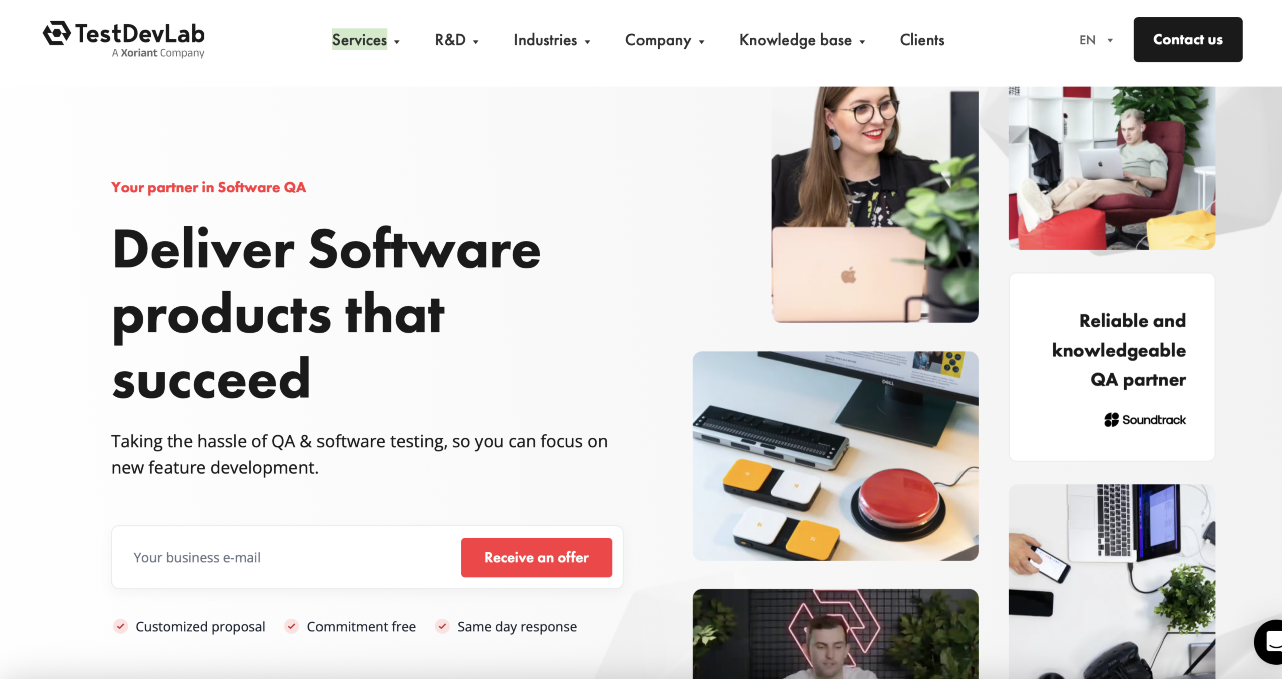 TestDevLab Website